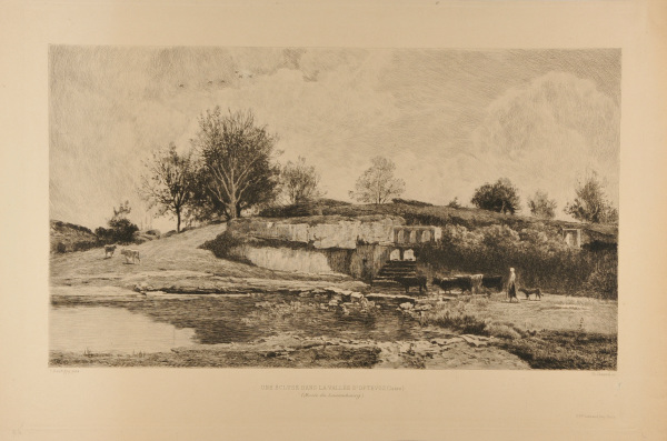 SLUICE IN THE OPTEVOZ VALLEY (ISÈRE)