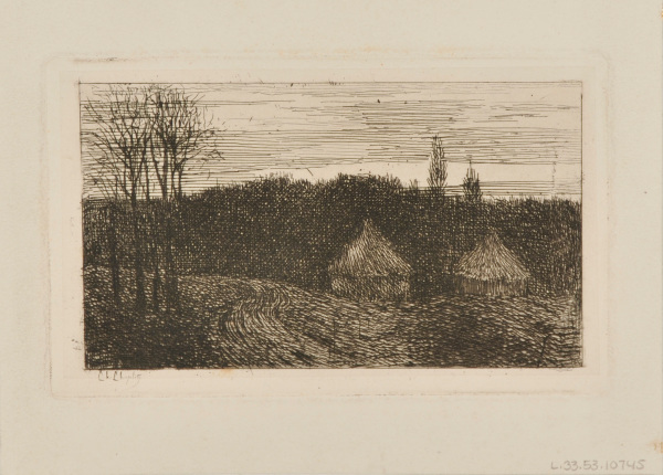 BRIGNANCOURT - SMALL LANDSCAPE SKETCH