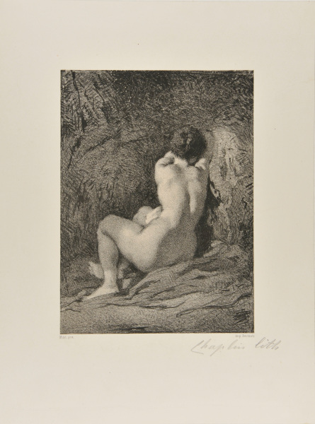 STUDY OF A YOUNG BOY, VIEW FROM THE BACK