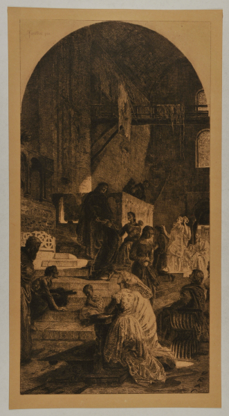 Man Giving Away Loaves of Bread