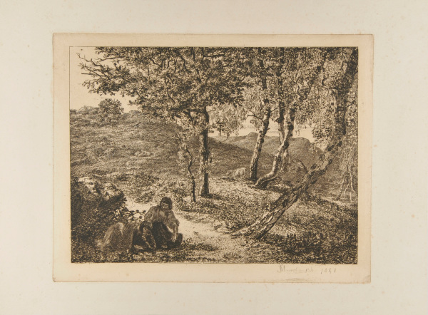 LANDSCAPE WITH SHEPERD AND SHEPHERDESS