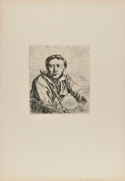 PORTRAIT OF A SEATED MAN