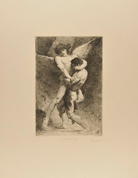 JACOB WRESTLING THE ANGEL