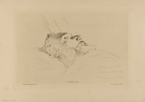 Gambetta on his Deathbed