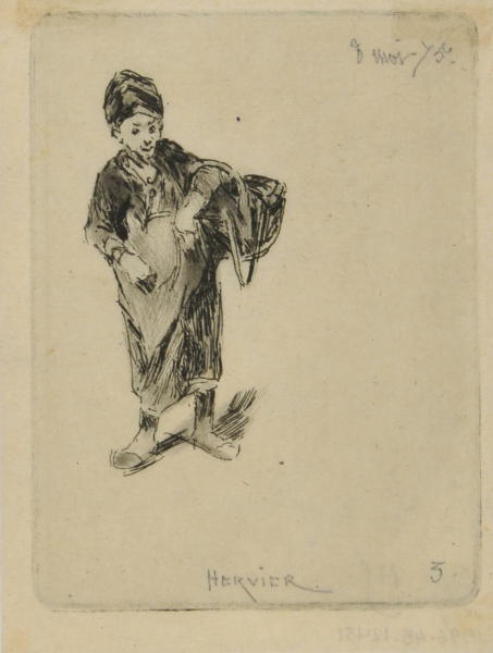 CHILD CARRYING A BASKET