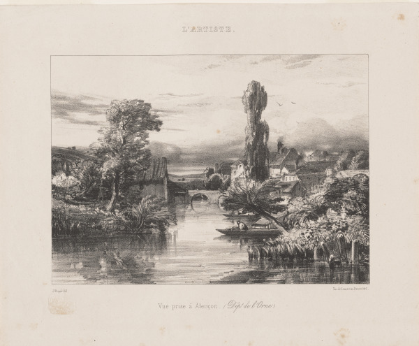 Vue prise à Alençon (Dept de l’Orne)