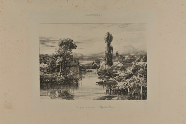 Vue prise à Alençon (Dept de l’Orne)