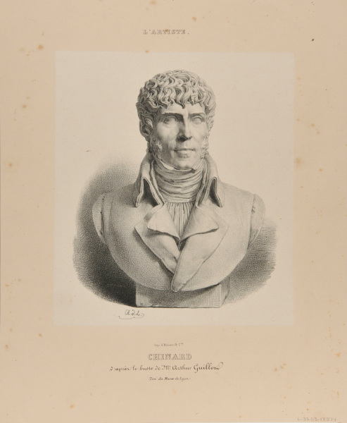 Chinard, d’après le buste de Mr. Arthur Guillon, tiré du Musée de Lyon