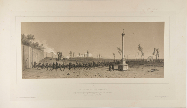 Ouverture de la 1ere Parallèle