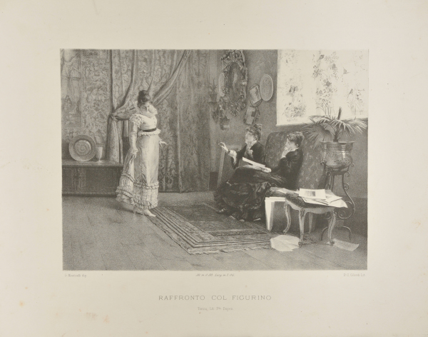 INTERIOR SCENE WITH THREE WOMEN