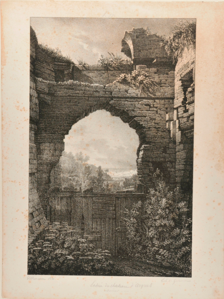 ENTRÉE DU CHÂTEAU D'ARQUES, INTÉRIEUR