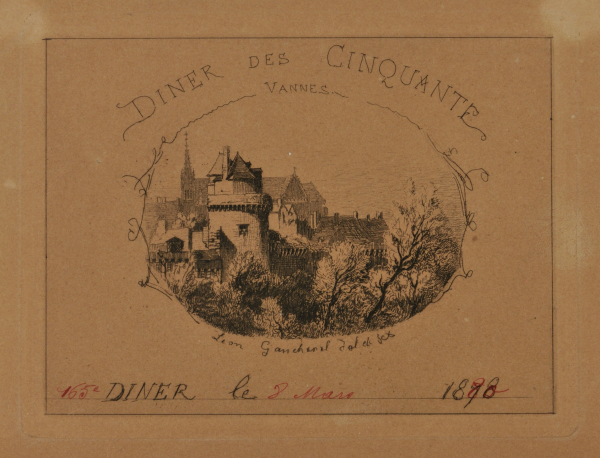 Dîner des Cinquante: 165e Dîner le , Mai 1880