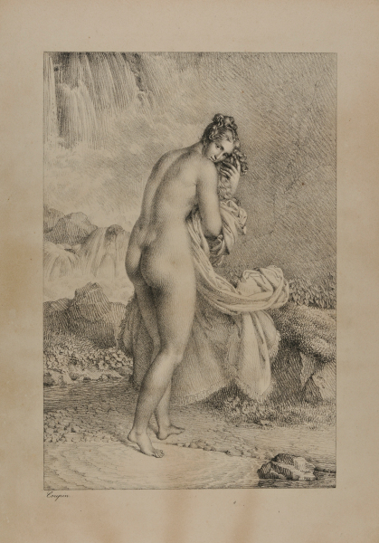 Nymphe sortant du bain