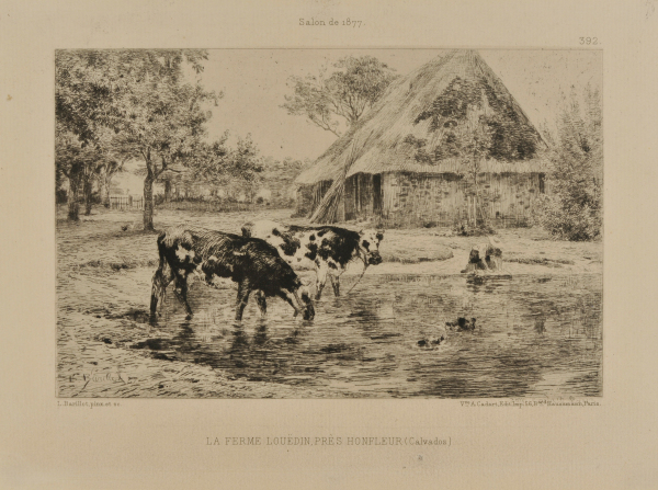 THE LOUËDIN FARM, NEAR HONFLEUR (CALVADOS)