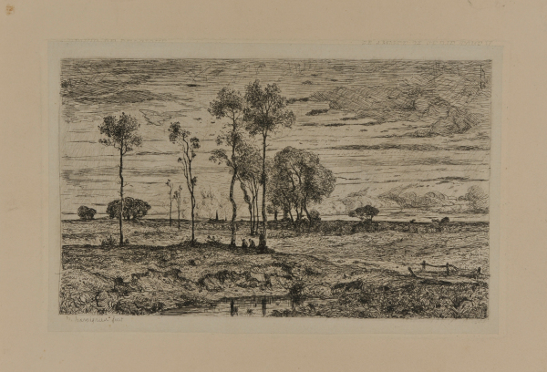 LANDSCAPE WITH FIGURES UNDER A TREE