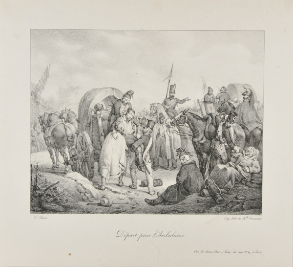 DEPARTURE FOR THE AMBULANCE