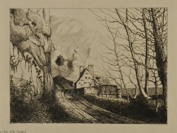 Landscape: House in the Mountains