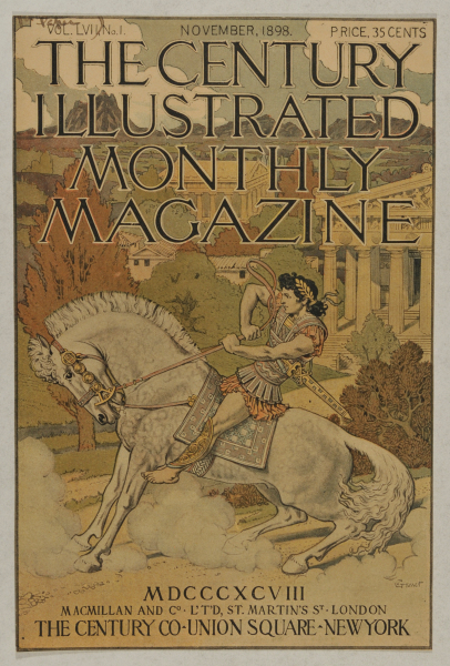 COVER FROM THE JOURNAL "THE CENTURY ILLUSTRATED MONTHLY MAGAZINE"