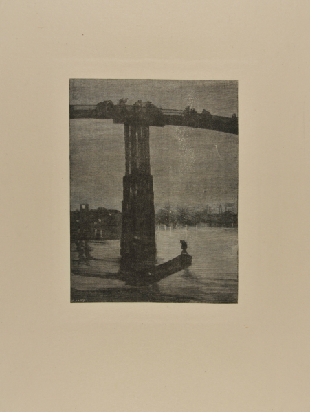 NOCTURNE: BLUE AND GOLD - OLD BATTERSEA BRIDGE