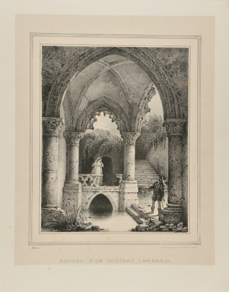 CASTLE RUINS IN LOMBARDY