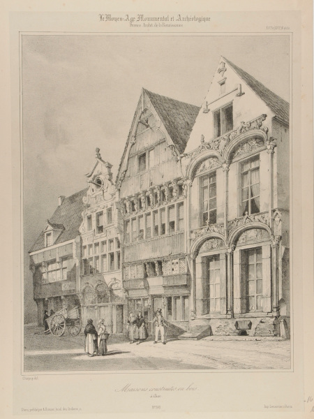 WOODEN HOUSES IN CAEN