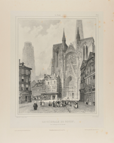 Cathédrale de Rouen Vue du Portail de la Calende