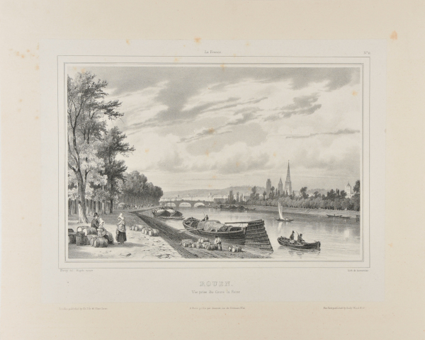 ROUEN: VIEW FROM THE SEINE