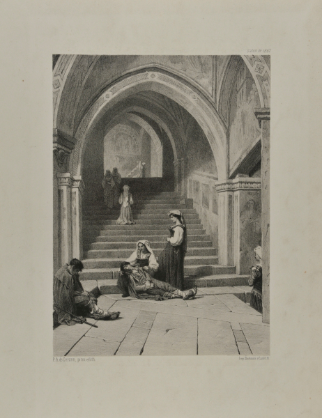 HOLY STAIRCASE IN THE CHURCH OF SAN BENEDETTO