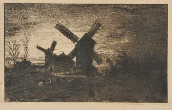 WINDMILLS IN MONTMARTRE