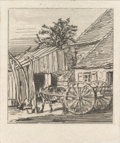 CART NEAR A HOUSE