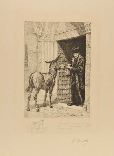 "THE DONKEY WAS SILENT FOR A MOMENT..."