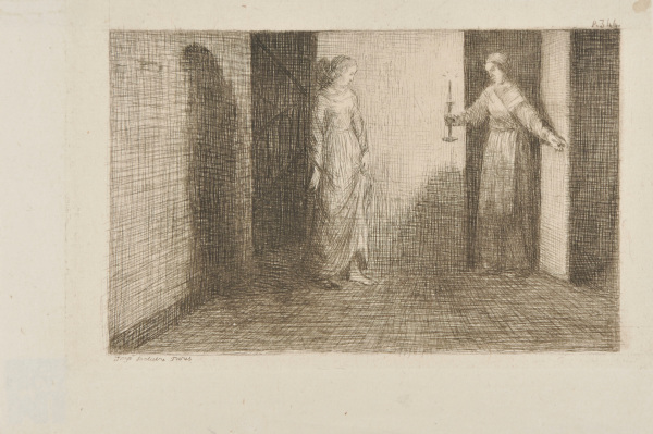 HENRIETTE RETURNING TO HER MOTHER'S HOUSE