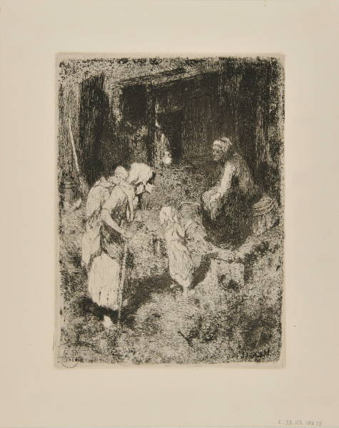 PEASANT WOMAN WITH TWO CHILDREN