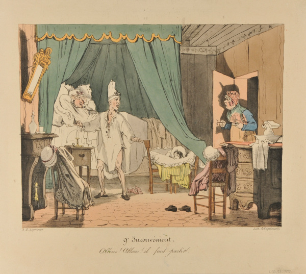 “Allons! Allons il faut partir interrompue”