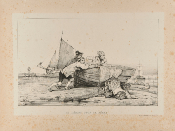 DEPARTURE OF THE FISHING BOAT