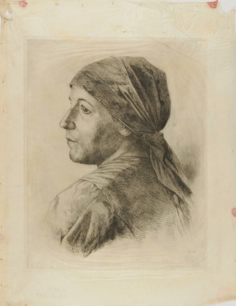 HEAD OF A PEASANT GIRL