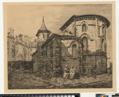 VIEW OF THE APSE OF SAINT-JULIEN-LE-PAUVRE, PARIS