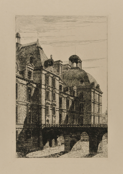 Entrance to a Chateau with Bridge