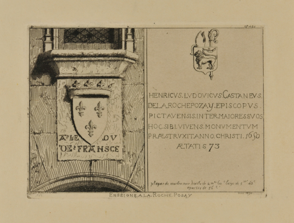 Enseigne à la Roche-Posay