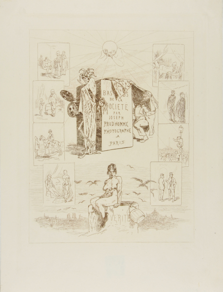 Frontispiece from the book “Henry Monnier, Le Bas-fonds de la société”