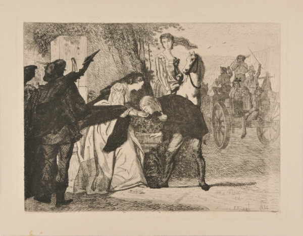 Man Drinking from Woman's Hands