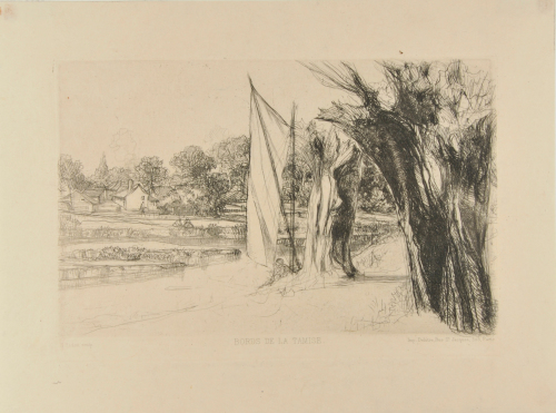 Thames Ditton - with a sail