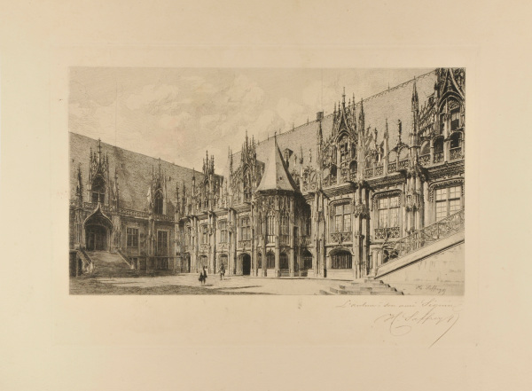 Courtyard of a Chateau