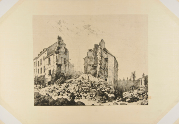 ST. CLOUD, AFTER THE SIEGE OF PARIS, 3 FEBRUARY 1871, LA RUE ROYALE