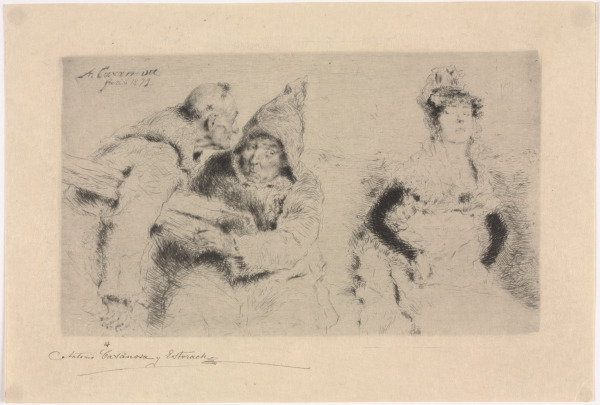 Two Monks and a Lady