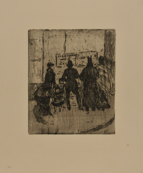 Groupe consultant une affiche du cirque Fernando