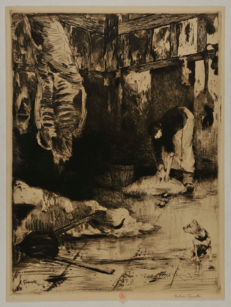 HURLOT'S BUTCHER SHOP IN BRAY-SUR-SEINE