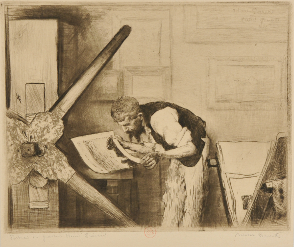 HENRI GUÉRARD AT HIS PRESS