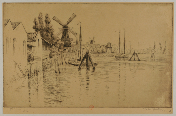 THE MEUSE RIVER IN ROTTERDAM