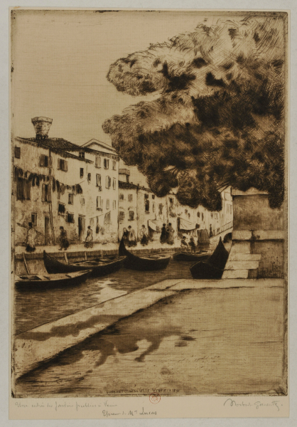 ENTRANCE TO THE PUBLIC GARDEN, VENICE